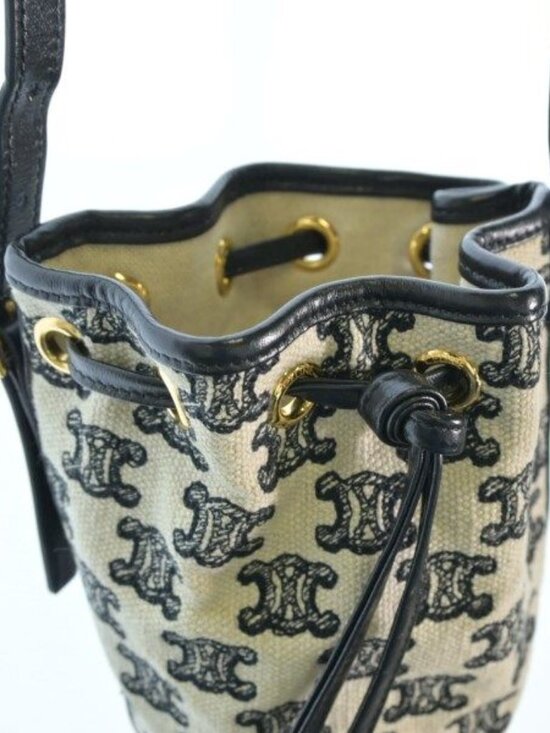 Celine Shoulder Bag Black Off-white - Picture 7 of 10